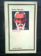 Simion Barnutiu - Estetica (Editura Stiintifica, 1972) foto