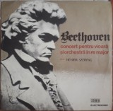 Beethoven Concert pentru vioară și orchestră &icirc;n re major, VINIL, Clasica, Electrecord