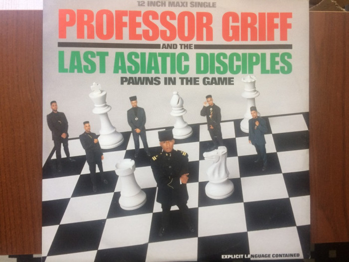 professor griff and the last asiatic disciples pawns in game single disc Rap VG+