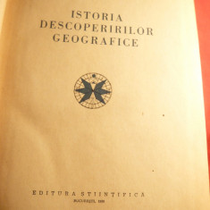 IP.Maghidovici -Istoria Descoperirilor Geografice -Ed.Stiintifica 1959 ,971 pag