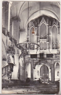 bnk cp Brasov - Biserica Neagra - Orga si amvonul - circulata foto