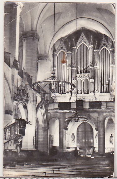bnk cp Brasov - Biserica Neagra - Orga si amvonul - circulata