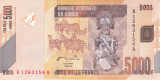 Bancnota Congo 5.000 Franci 2005 (2012) - P102a UNC