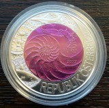 (A300) MONEDA DIN ARGINT AUSTRIA - 25 EURO 2012, BIONIK, UNC, ARGINT CU NIOB, Europa