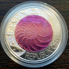 (A300) MONEDA DIN ARGINT AUSTRIA - 25 EURO 2012, BIONIK, UNC, ARGINT CU NIOB