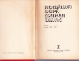 ROMANIA DUPA MAREA UNIRE -VOL 2 -PARTEA 1 1918 -1933