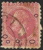 VARIETATE 10 BANI CAROL I --BUCURESTI II--1879, Stampilat