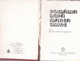 ROMANIA DUPA MAREA UNIRE-VOL 2 -PARTEA -A-2 - NOEMBRIE 1933-SEPTEMBRIE 1910