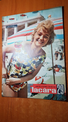 revista flacara 20 iulie 1963-articol si foto de pe litoralul romanesc foto