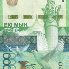 Bancnota Kazahstan 2.000 Tenge 2012 - P41 UNC
