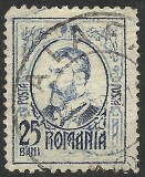 VARIETATE-EROARE-CIRCULATA --CAROL I-GRAVATE--1908, Stampilat