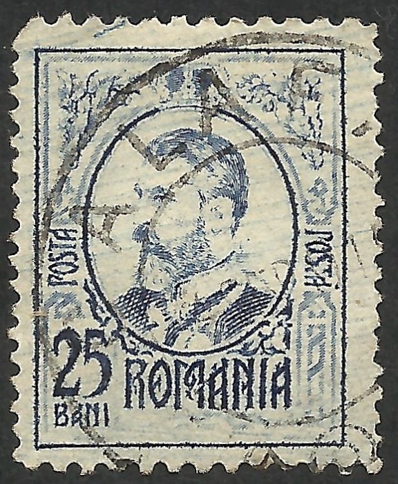 VARIETATE-EROARE-CIRCULATA --CAROL I-GRAVATE--1908