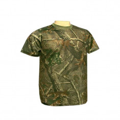 Tricou camuflaj padure 3d stejar verde pentru vanatoare foto