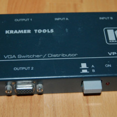 VGA SWITCH / distrbutor VGA KRAMER TOOLS 2 INPUT / 2 OUTPUT model VP-222