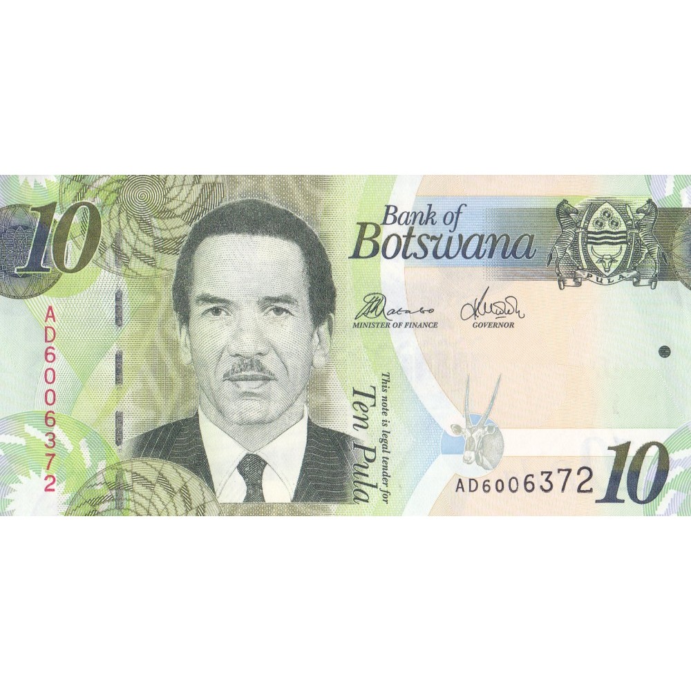 Bancnota Botswana 10 Pula 2014 (2017) - P30d UNC | Okazii.ro