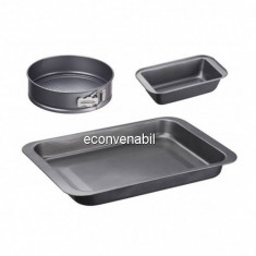 Set 3 Tavi Teflonate pentru copt diferite forma Peterhof PH15491 foto