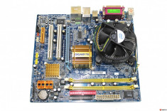 Kit placa de baza Gigabyte GA-945GCMX-S2, socket LGA775, Intel Pentium Dual E2140 1.6Ghz, Heatsink + Cooler foto