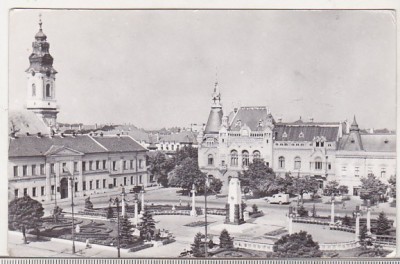 bnk cp Oradea - Vedere din Piata Victoriei - circulata foto