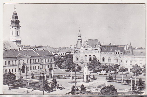 bnk cp Oradea - Vedere din Piata Victoriei - circulata