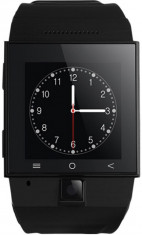 Smartwatch Star City S55, Procesor Dual-Core 1.2GHz, OGS Capacitive touchscreen 1.54&amp;amp;quot;, 512RAM, 4GB Flash, Bluetooth, 0.3MP, 2G (Negru) foto