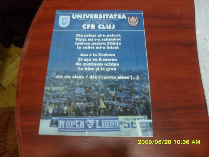 program U Craiova - CFR Cluj