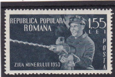 ROMANIA 1953 LP 350 ZIUA MINERULUI MNH foto