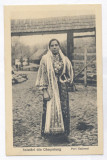1130 - ETHNIC, Romania, woman - old postcard - unused