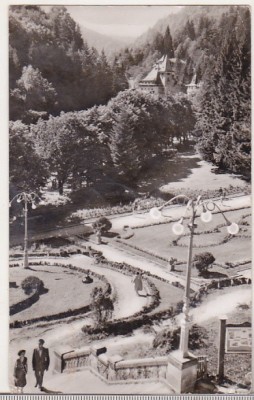 bnk cp Slanic Moldova - Vedere din parc - circulata foto