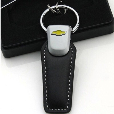 Breloc model auto pentru chevrolet metalic si piele eco + ambalaj cadou foto