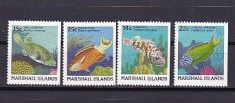MARSHALL ISLANDS 1988 ? PESTI EXOTICI, serie nestampilata, K128 foto