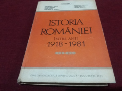 ARON PETRIC - ISTORIA ROMANIEI INTRE ANII 1918-1981 foto