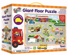 Giant Floor Puzzle - Orasul (30 piese) foto