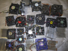 Lot 30 radiatoare procesor intel/amd foto