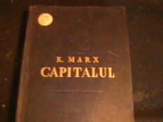 CAPITALUL-KARL MARX-VOL-1-CRITICA ECONOMIEI POLITICE-ED-III-A- foto