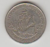 East Caribbean States 2000 - 25 Cents foto