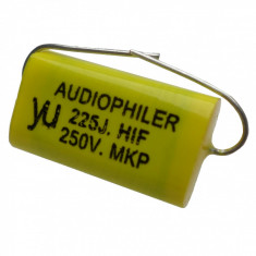 Condensator audio Audiophiler MKP galben 2.2uf/250V, cod:225J HIF - Y foto