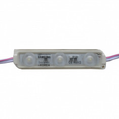 Modul 3 LED 7818-2835, 2W, alb rece, cod:10105890 foto