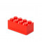 Mini cutie depozitare LEGO 2x4 rosu