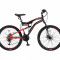 Bicicleta MTB Full Suspensie Umit Stitch 2D, culoare Negru/Rosu Roata 26&quot;PB Cod:26261000001