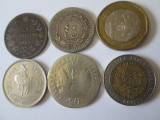 Lot 6 monede straine colectie,vedeti foto, America Centrala si de Sud, Cupru-Nichel