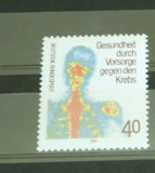 GERMANIA 1981 &ndash; LUPTA IMPOTRIVA CANCERULUI, timbru nestampilat, B40