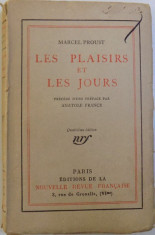 LES PLAISIRS ET LES JOURS par MARCEL PROUST , 1924 foto