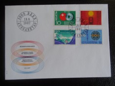 ELVETIA -FDC 1967 foto