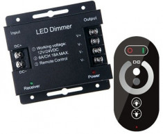 Controler Wi-fi banda LED pentru o culoare,6A*3Ch+Telecomanda RF touch; 10105854 foto