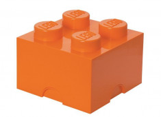 Cutie depozitare LEGO 2x2 portocaliu (40031760) foto