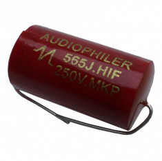 Condensator audio Audiophiler MKP rosu 5.6uf/250V, cod:565J HIF - R foto