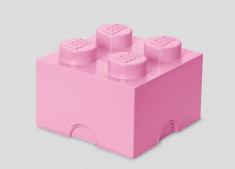 Cutie depozitare LEGO 2x2 roz deschis (40031738) foto