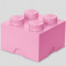 Cutie depozitare LEGO 2x2 roz deschis (40031738)