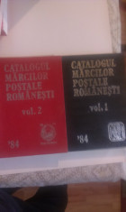 CATALOGUL MARCILOR POSTALE ROMANESTI 1984 2 VOLUME. foto