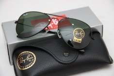 Ochelari de soare Ray Ban Aviator 3025 Lentile verzi - Idei Cadouri Craciun foto